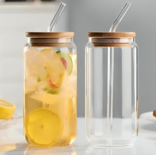Can Glass Travel Sipper Tumbler 540ml
