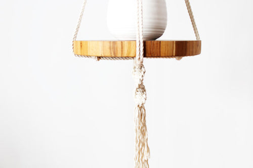 Macrame Plant Hanger, Macrame Pot Holder, Plant Rest